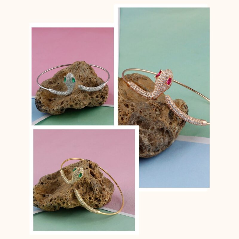 Python Snake-American Diamond Bangles for Every Style