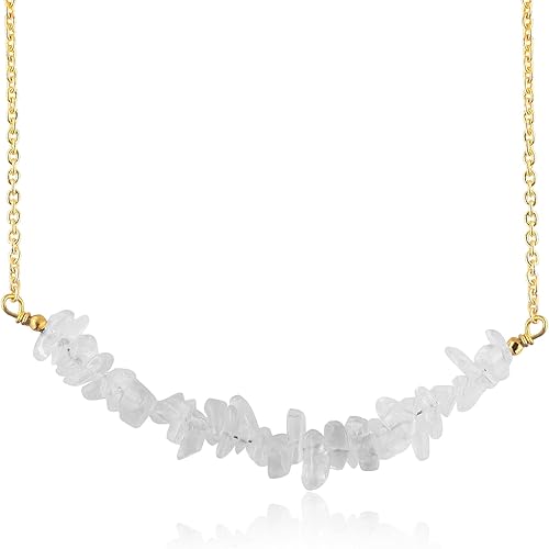 Chips Bar Necklace clear quaetz (3)