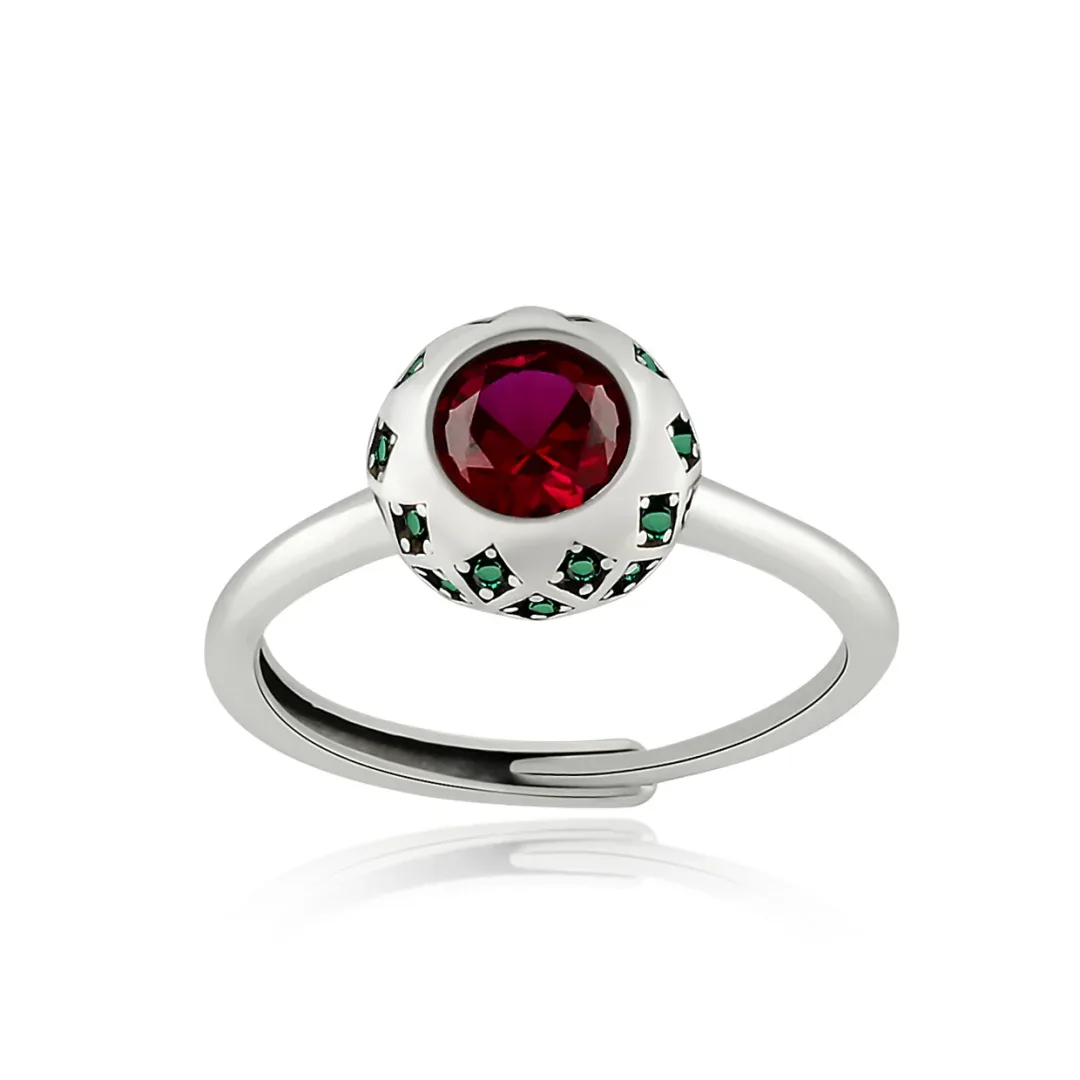 001.webp Vintage Arabian Style Silver Ring - Image 1
