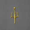 Trident Stylish Silver Pendant - Image 2