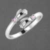 Love Hug Silver Ring - Image 2