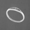 personalised handcrafted Silver Ring - Image 2