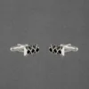 Plaid Patter Cylinder Cufflink For Men - Image 3