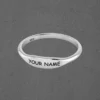 personalised handcrafted Silver Ring - Image 4