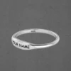 personalised handcrafted Silver Ring - Image 3