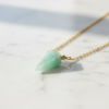 Amazonite Necklace 925 Silver Gold Plated Virgo - Image 7