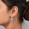 Exclusive Silver Skeleton Earrings - Image 2
