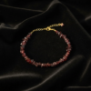 Garnet Bracelet 925 Silver Gold Plated January Birthstone - Image 5