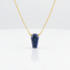 Lapis Lazuli Coffin Necklace 925 Silver Gold Filled Virgo - Image 6