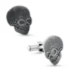 Skull Silver Cuff-links