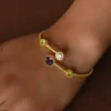Pebble Stone Bangle For Her - Image 4