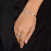 Silver Butterfly Bangle For Her - Image 3