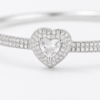 Silver Heart Bangle And Rings - Image 4