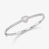 Silver Heart Bangle And Rings - Image 5