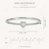 Silver Heart Bangle And Rings - Image 8