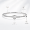 Silver Heart Bangle And Rings - Image 10