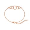 Circle Of Life Rose Gold American Diamond Bracelet