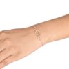 Circle Of Life Rose Gold American Diamond Bracelet - Image 4