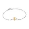 Nothing More Subtle White Pearl Rhodium Plated Bracelet