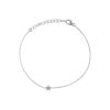 Minimal Star Charm Sterling Silver Bracelet