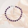 Mystic Amethyst Bead Bracelet ? Handmade Crystal Gift for Her - Image 4