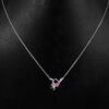 Forever Bond Ruby Necklace Mother's Day Gift - Image 2