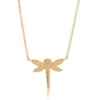 Nature-Inspired Dragonfly Design Pendant Necklace - Image 3