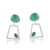 Green Onyx 925 Sterling Silver Earrings ? A Stunning Blend of Vibrant Elegance and Timeless Style