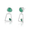 Green Onyx 925 Sterling Silver Earrings ? A Stunning Blend of Vibrant Elegance and Timeless Style - Image 4