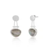 Mystical Labradorite Silver Earrings - Image 3