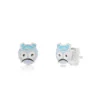 Funny Face Stud Silver Earring