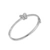 Silver Butterfly Bangle For Her