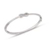 Silver Infinity Knot Bangle For Her