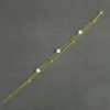 Silver Gold Filled Moonstone Bracelet - Image 2