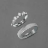 Timeless Love: A Set of Couple Silver Rings | A Perfect Gift for Valentine - Image 4