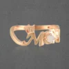MOM Crown Rose Gold Ring - Image 3