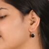 Black Onyx Gemstone Dangle Earrings - Image 4