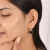 Black Onyx Gemstone Dangle Earrings - Image 5