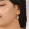 Calcedony Gemstone Dangle Earrings - Image 5