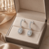 Dangle Drop Silver Earrings for Women - Image 6