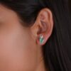 Gem O World 925 Sterling Silver Ear-ring For Your Women | Hypoallergenic Jewelry For Her - Image 5
