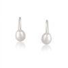 Lustrous Elegance: Pearl Sterling Silver Stud Earrings for Timeless Sophistication and Natural Beauty, Sterling Silver, No Gemstone - Image 2