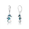 Undersea Elegance: Silver Seahorse Earrings