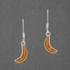 Banana Charm Silver Earrings for Playful Style - Image 5