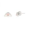 Sterling Silver Rainbow and Cloud Design Stud Earrings ? Vibrant Pastel Enamel Accents for a Cheerful Look - Image 2