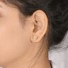 Micron Gold Silver Earrings Jewelry For Her - Image 2