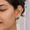 Green Onyx 925 Sterling Silver Earrings ? A Stunning Blend of Vibrant Elegance and Timeless Style - Image 2