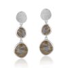 High-Quality labradorite Silver Earrings - Image 3