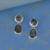 Labradorite Gemstone Stone Earrings - Image 2