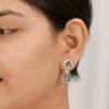 Labradorite Gemstone Stone Earrings - Image 2